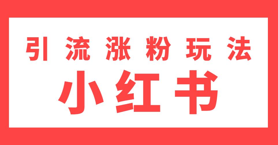 雨果：不用写文章，不用拍照片，小红书另类引流涨粉玩法（视频课程）-一课资源