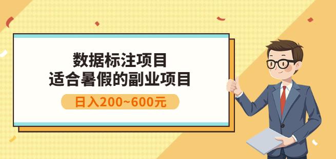 副业赚钱：人工智能数据标注项目，简单易上手，小白也能日入200+-一课资源