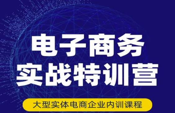 民赛电气内部出品：电子商务实战特训营，全方位带你入门电商，308种方式玩转电商-一课资源