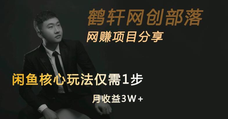闲鱼核心玩法不卖货也能1年变现20W，玩法简单-一课资源