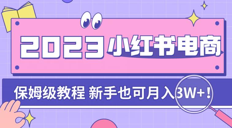 阿本小红书电商陪跑营4.0，带大家从0到1把小红书做起来-一课资源