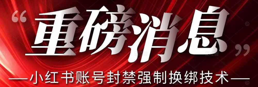 【最新】小红书账号封禁强制换绑技术可日赚300-一课资源