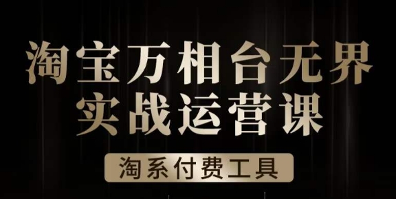 沧海·淘系万相台无界实战运营课，万相台无界实操全案例解析-一课资源