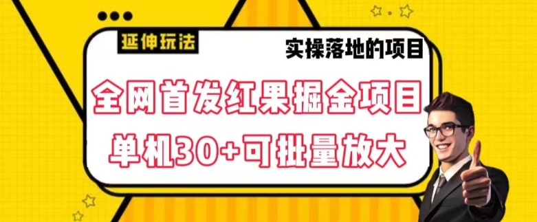全网首发红果免费短剧掘金项目，单机30+可批量放大【揭秘】-一课资源